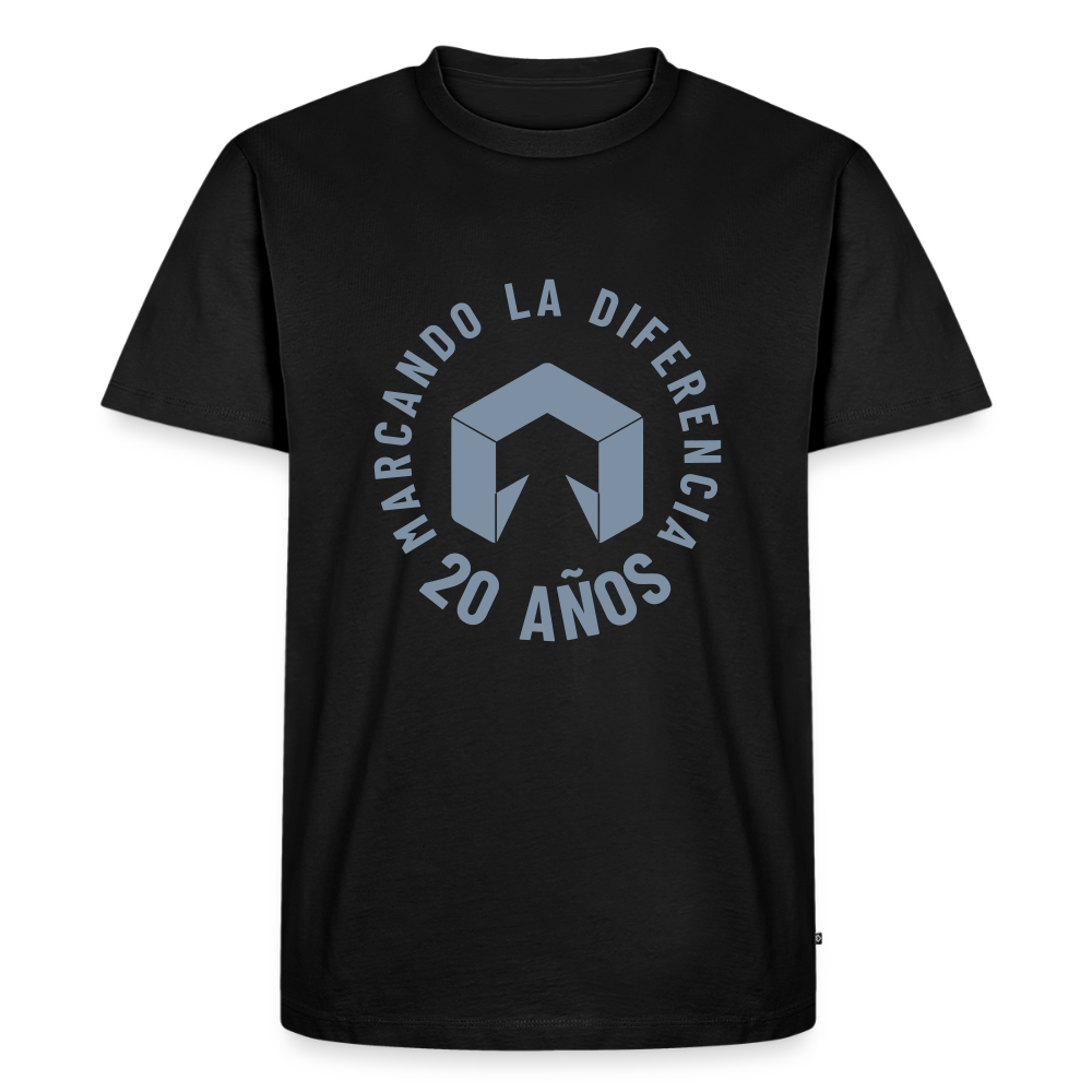 Camiseta TuConsultor 20 Años · Sello Plata – UNA LÍNEA DE LaPercha - black