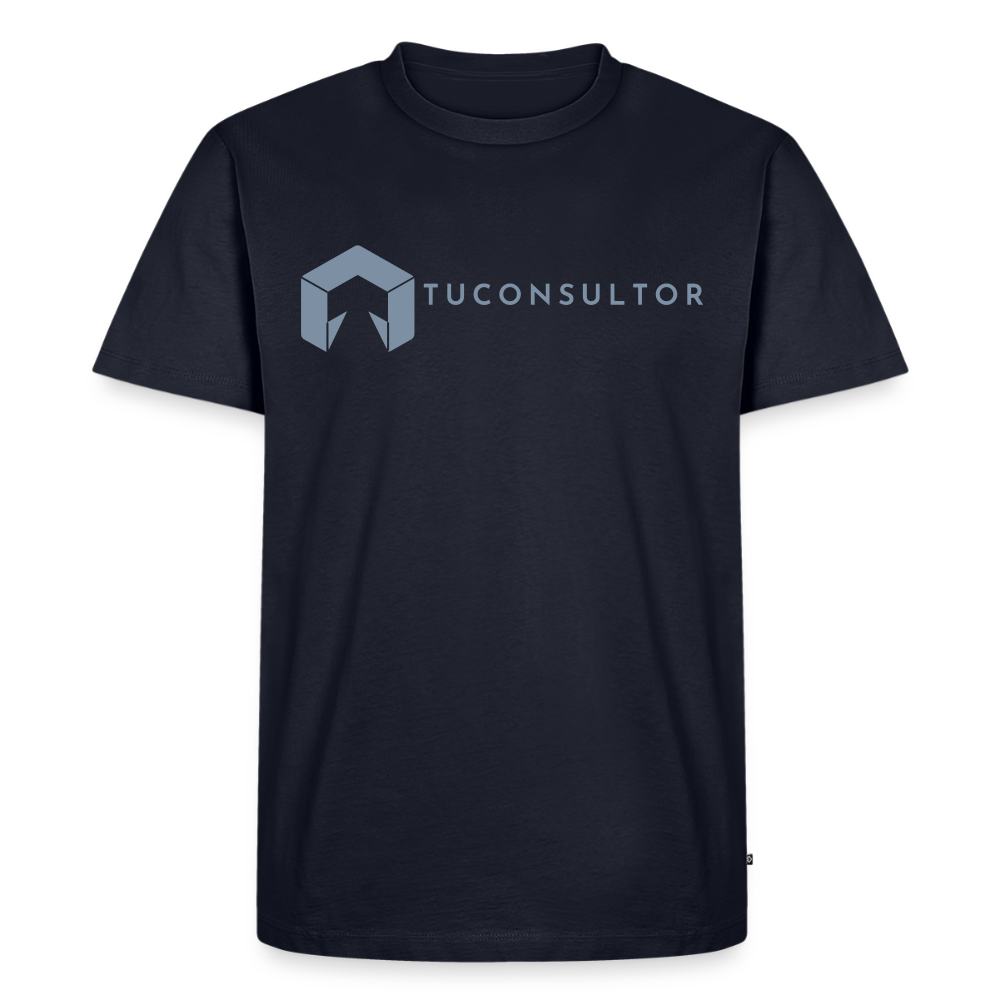 Camiseta TuConsultor 20 Años · Logo Horizontal Plata – UNA LÍNEA DE LaPercha - navy