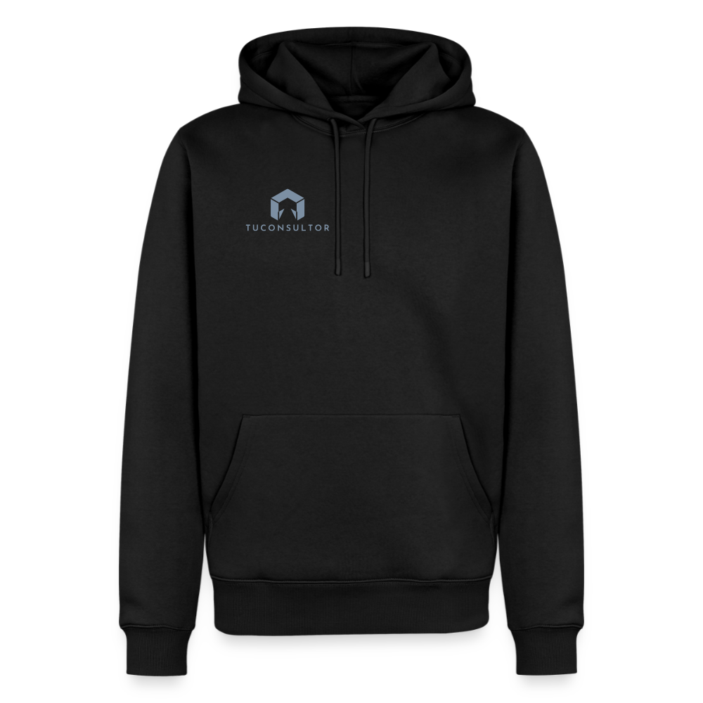 Sudadera TuConsultor 20 Años · Logo Plata Pecho Derecho – UNA LÍNEA DE LaPercha - black