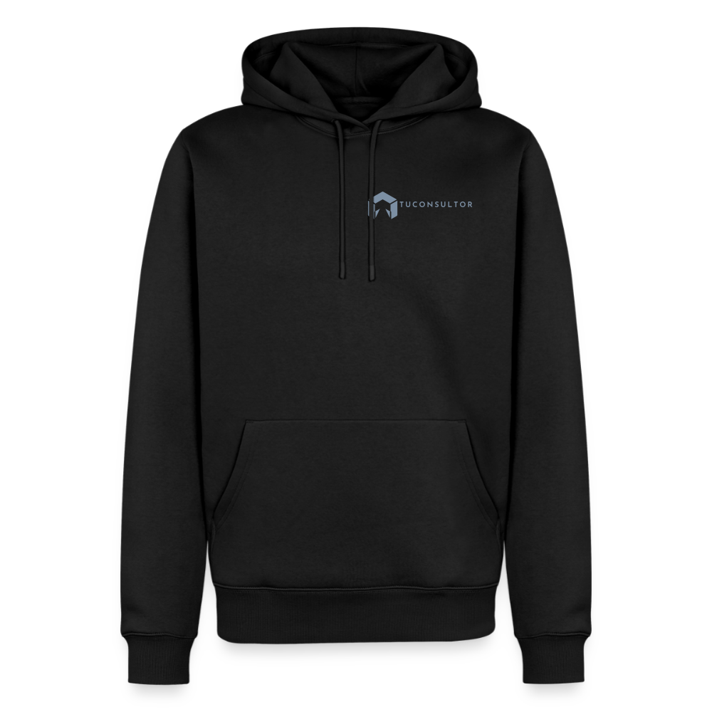 Sudadera TuConsultor 20 Años · Logo Horizontal Plata Pecho Izquierdo – UNA LÍNEA DE LaPercha - black