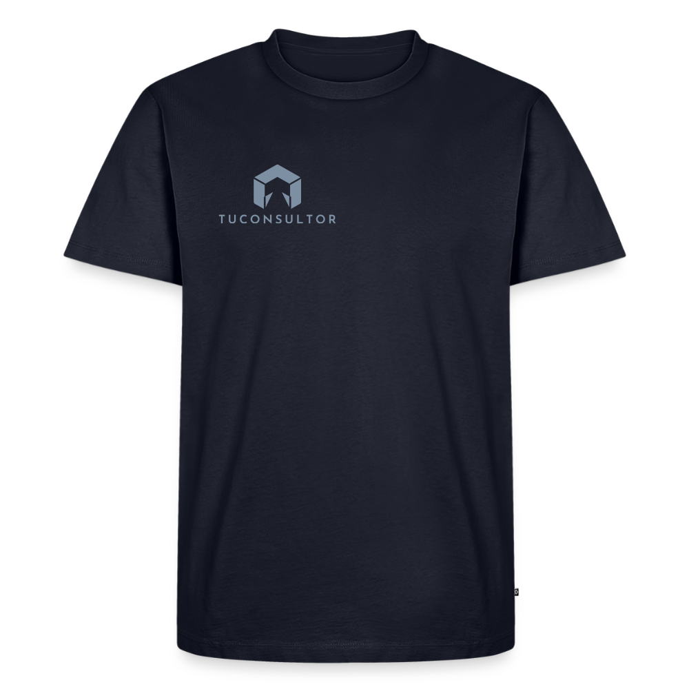 Camiseta TuConsultor 20 Años · Logo Plata Pecho Derecho – UNA LÍNEA DE LaPercha - navy