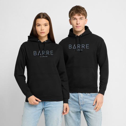 Sudadera Barre by LaPercha – Vinilo plateado metalizado (Negra) - black