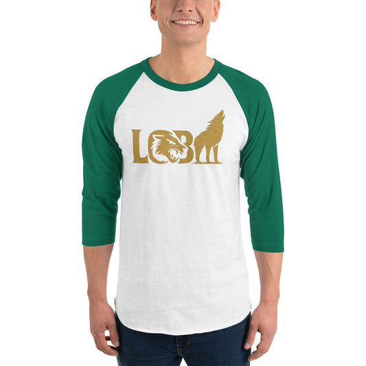 Camiseta con manga raglán tres cuartos Lobo Edition by AntiInfluenzer