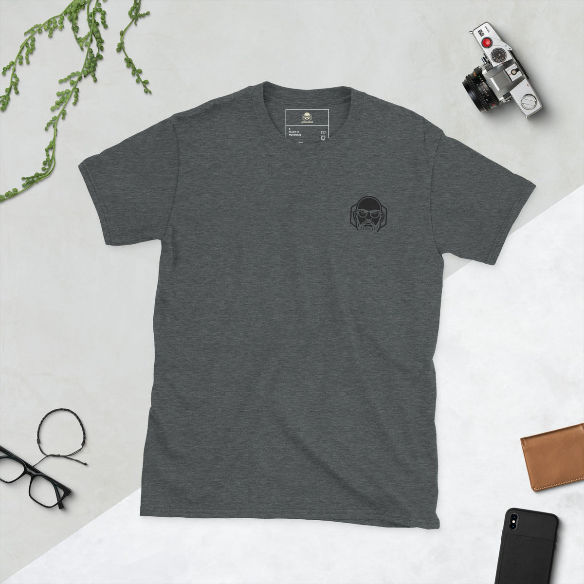 Camiseta de manga corta unisex Logo Solo Cara AntiInfluenzer