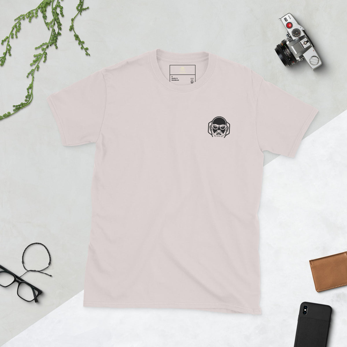 Camiseta de manga corta unisex Logo Solo Cara AntiInfluenzer