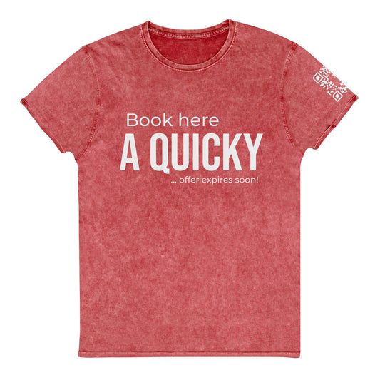 Camiseta vaquera - Book a Quicky - Logo Back