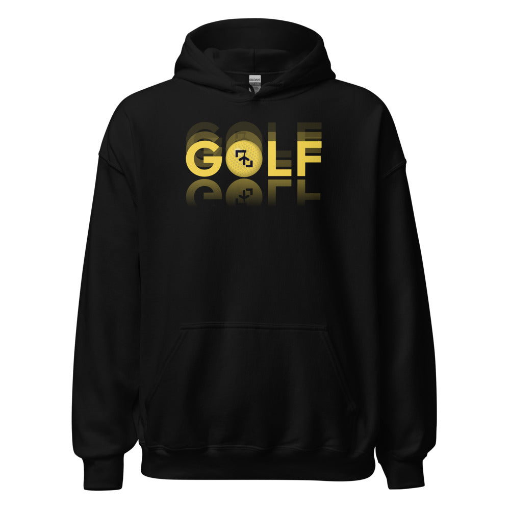 Sudadera Golf Espejo negra oro