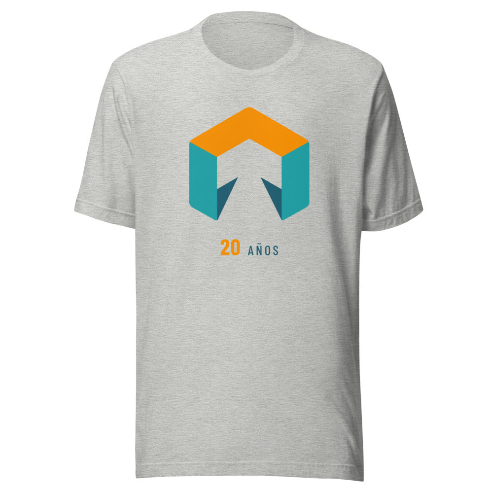 Camiseta TuConsultor 20 Aniversario Isotipo XL · gris