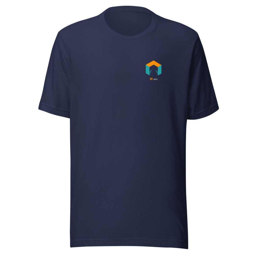 Camiseta TuConsultor 20 Aniversario Sello · azul marino