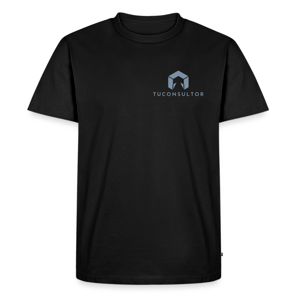 Camiseta TuConsultor 20 Años · Logo Plata Pecho Izquierdo – UNA LÍNEA DE LaPercha - black