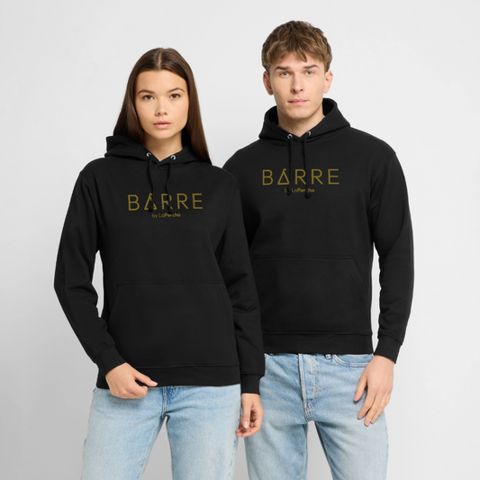 Sudadera Barre by LaPercha – Vinilo dorado metalizado (Negra) - black