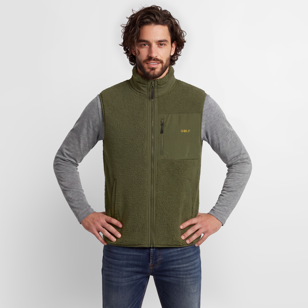 Chaleco sherpa Club Golf by LaPercha - khaki