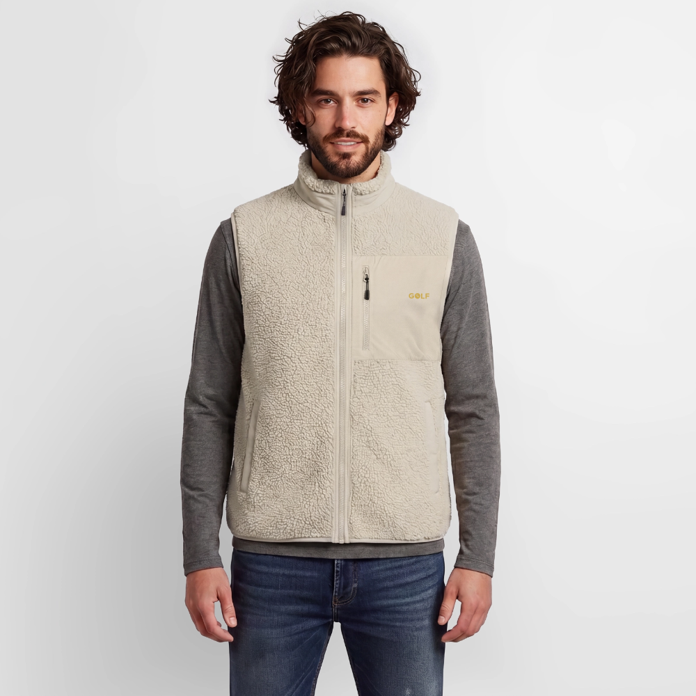 Chaleco sherpa Club Golf by LaPercha - beige