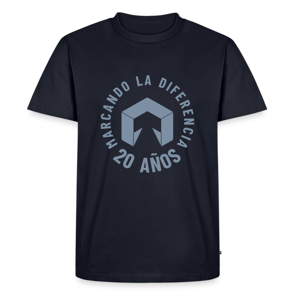 Camiseta TuConsultor 20 Años · Sello Plata – UNA LÍNEA DE LaPercha - navy