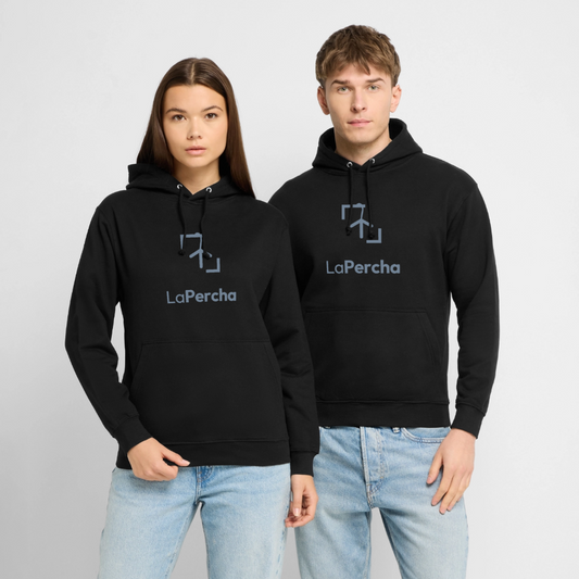Sudadera LaPercha Plata – Vinilo plateado metalizado (Negra) - black