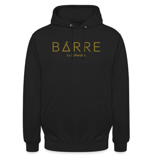 Sudadera Barre by LaPercha – Vinilo dorado metalizado (Negra) - black