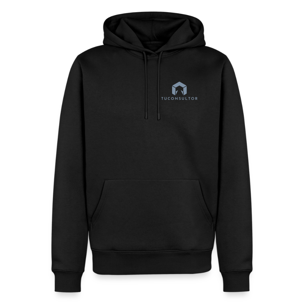 Sudadera TuConsultor 20 Años · Logo Plata Pecho Izquierdo – UNA LÍNEA DE LaPercha - black