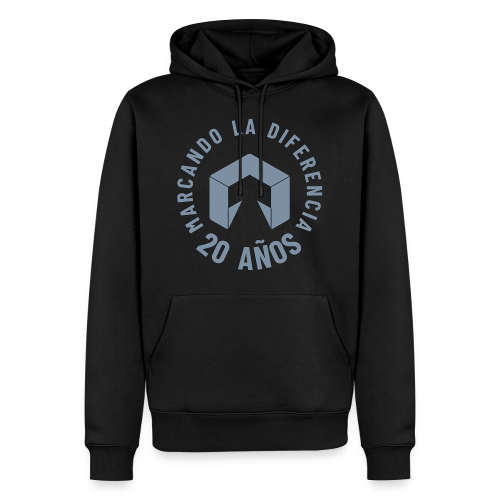 Sudadera TuConsultor 20 Años · Sello Plata – UNA LÍNEA DE LaPercha - black
