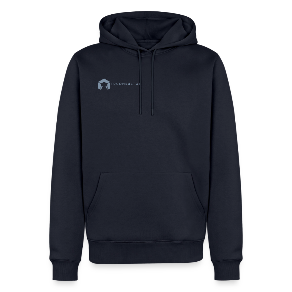 Sudadera TuConsultor 20 Años · Logo Horizontal Plata Pecho Derecho – UNA LÍNEA DE LaPercha - navy