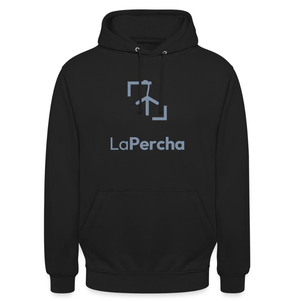 Sudadera LaPercha Plata – Vinilo plateado metalizado (Negra) - black