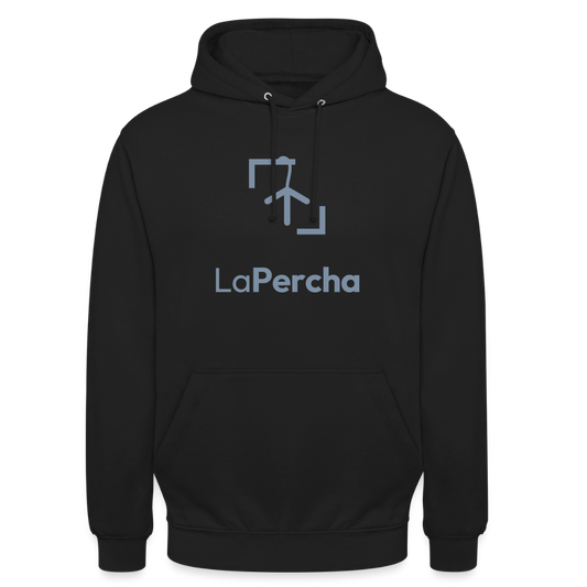Sudadera LaPercha Plata – Vinilo plateado metalizado (Negra) - black
