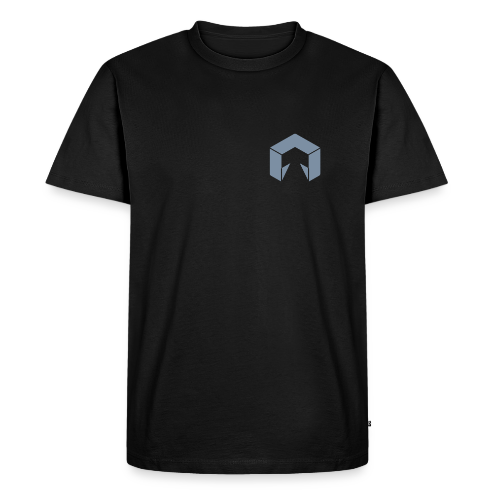 Camiseta TuConsultor 20 Años · Isotipo Plata Pecho Izquierdo – UNA LÍNEA DE LaPercha - black