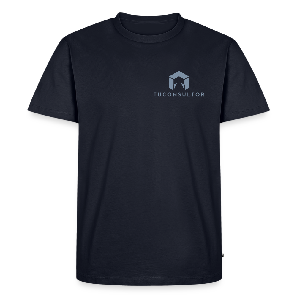 Camiseta TuConsultor 20 Años · Logo Plata Pecho Izquierdo – UNA LÍNEA DE LaPercha - navy