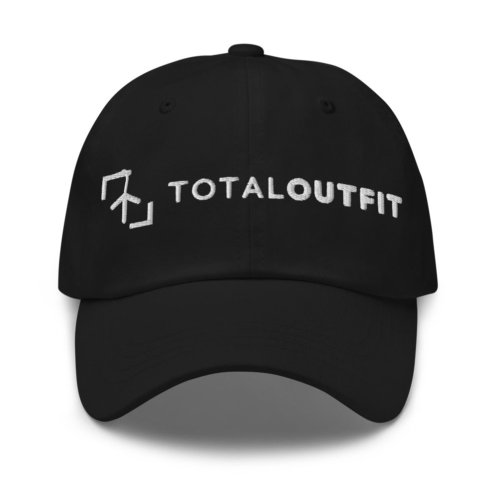 Gorra Pádel Club · diseño B · negra con bordado blanco