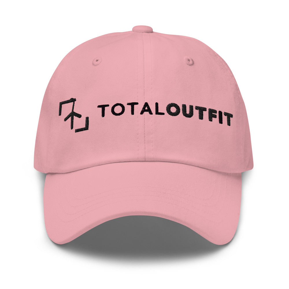 Gorra Pádel Club · diseño B · rosa con bordado negro