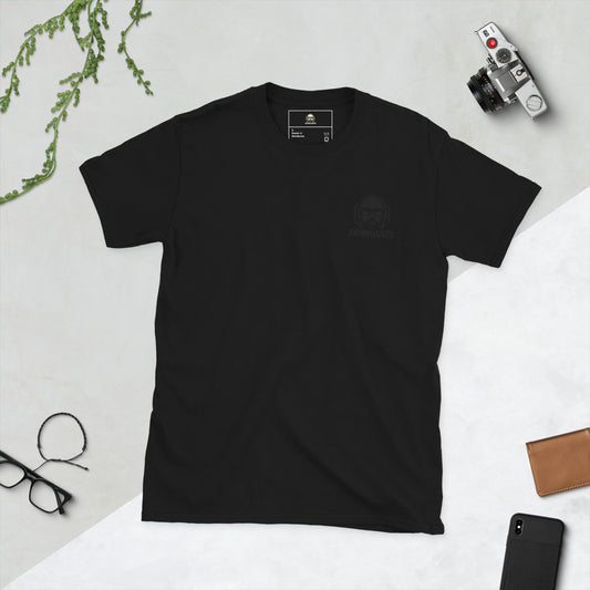 Camiseta de manga corta unisex AntiInfluenzer Negro