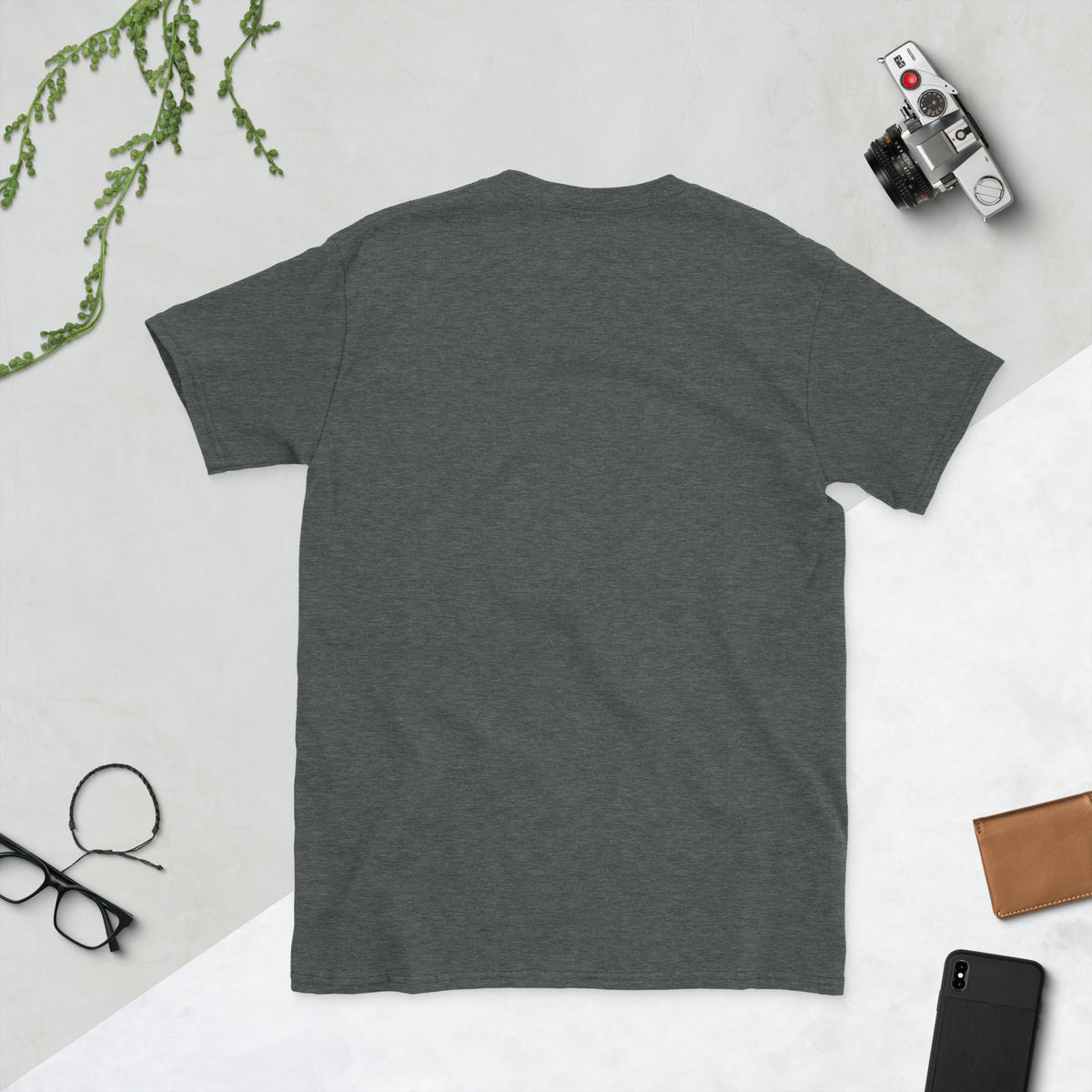 Camiseta de manga corta unisex Bordado Logo AntiInfluenzer