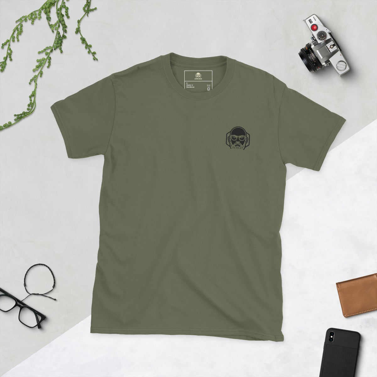 Camiseta de manga corta unisex Logo Solo Cara AntiInfluenzer