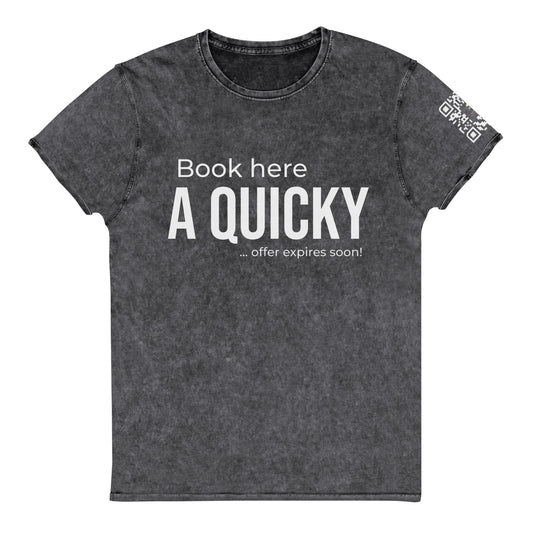 Camiseta vaquera - Book a Quicky - Logo Back
