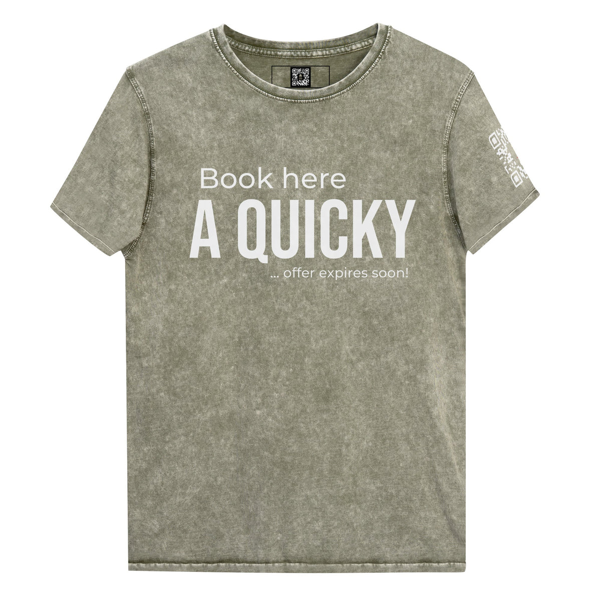 Camiseta vaquera - Profesor Anti-Influenzer Book a Quicky